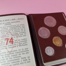 Monedas Franco: CARTERA MONEDAS-PRUEBAS NUMISMATICAS-ESPAÑA-1974-ORIGINALES-NUEVAS
