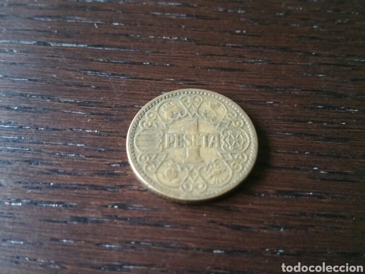 Monedas Franco: Moneda 1 peseta 1944 - Foto 1