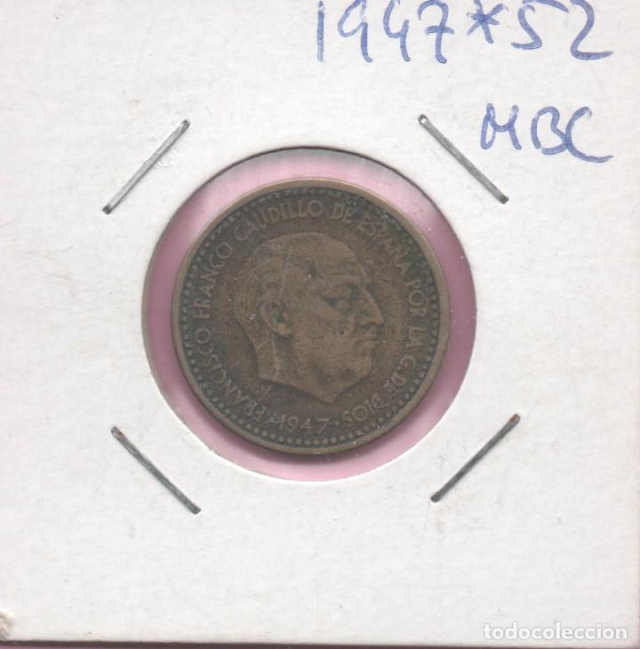 Monedas Franco: 1 PESETA 1947*52 - Foto 1