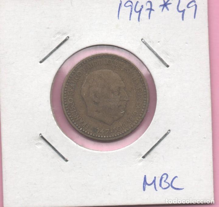 Monedas Franco: 1 PESETA 1947*49 - Foto 1