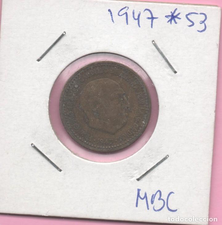 Monedas Franco: 1 PESETA 1947*53 - Foto 1