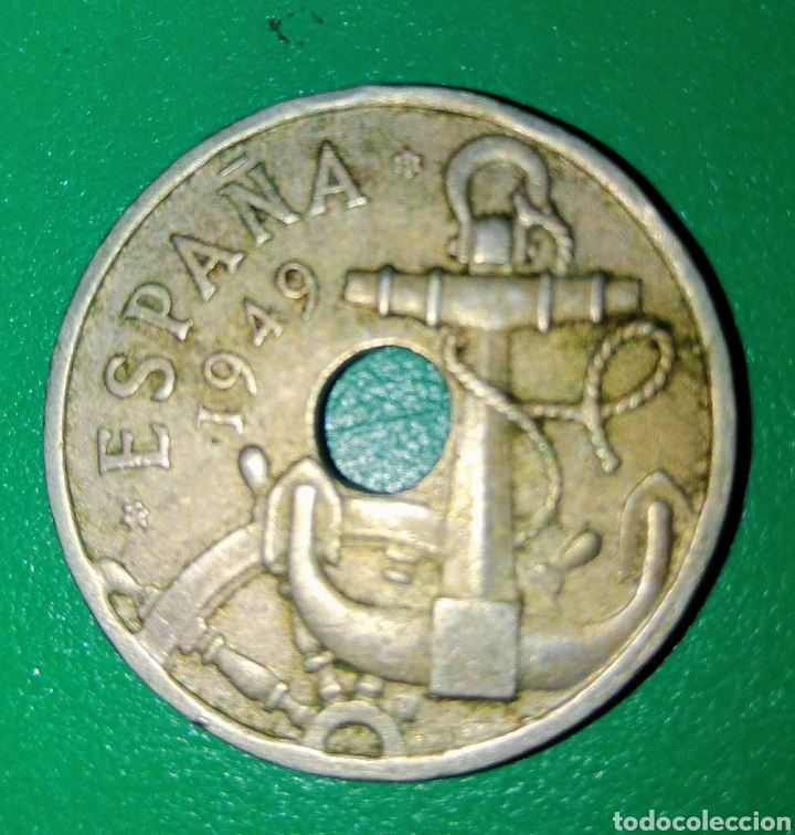 Monedas Franco: Moneda 50 c&eacute;ntimos 1949 Flechas invertidas - Foto 2