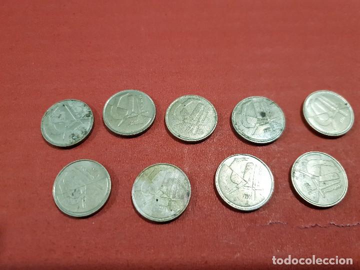 Monedas Franco: NUMISMATICA....9 MONEDAS DE 5 PESETAS........ - Foto 2