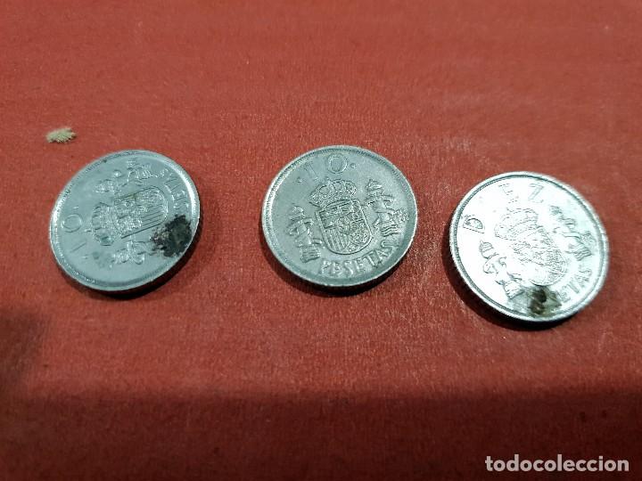 Monedas Franco: NUMISMATICA....3 MONEDAS DE 10 PESETAS....1992...... - Foto 2