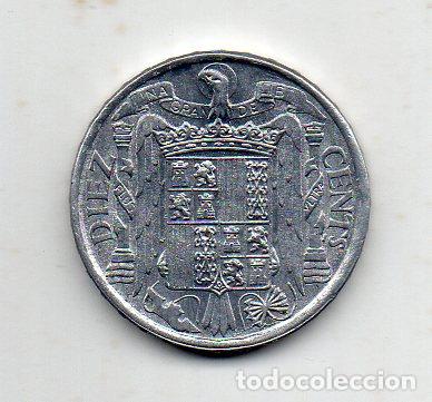 Monedas Franco: Franco. 10 C&eacute;ntimos. A&ntilde;o 1940. Sin Circular. - Foto 2