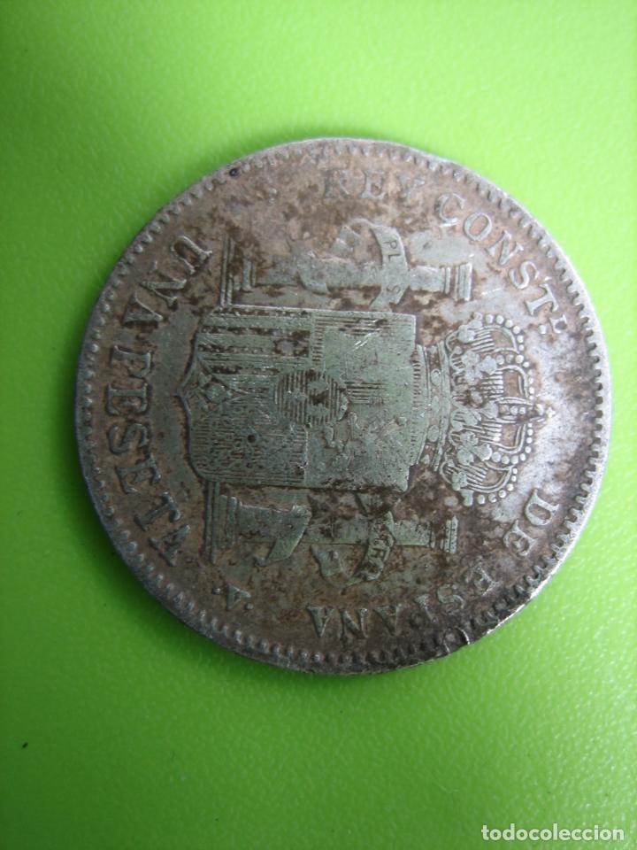Monedas Franco: Moneda de plata de Alfonso XIII. 1900 - Foto 5