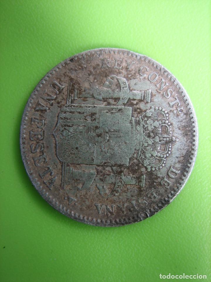 Monedas Franco: Moneda de plata de Alfonso XIII. 1900 - Foto 6