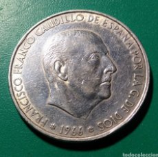 Monedas Franco: 100 PESETAS PLATA. 1966 *66