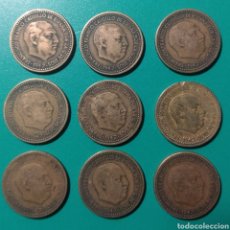 Monedas Franco: 1 PESETA 1947 *54. 9 MONEDAS.. Lote 151162930