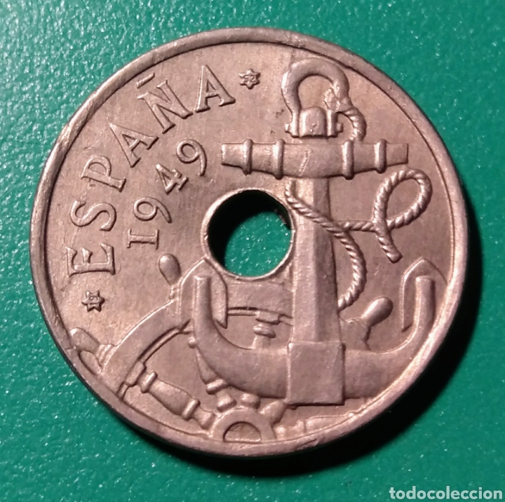 Monedas Franco: Espa&ntilde;a. 50 C&eacute;ntimos 1949 *52. EBC+ - Foto 1