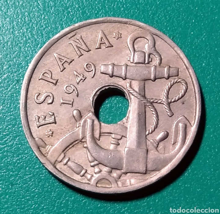 Monedas Franco: 50 C&eacute;ntimos 1949 *53. EBC. - Foto 1