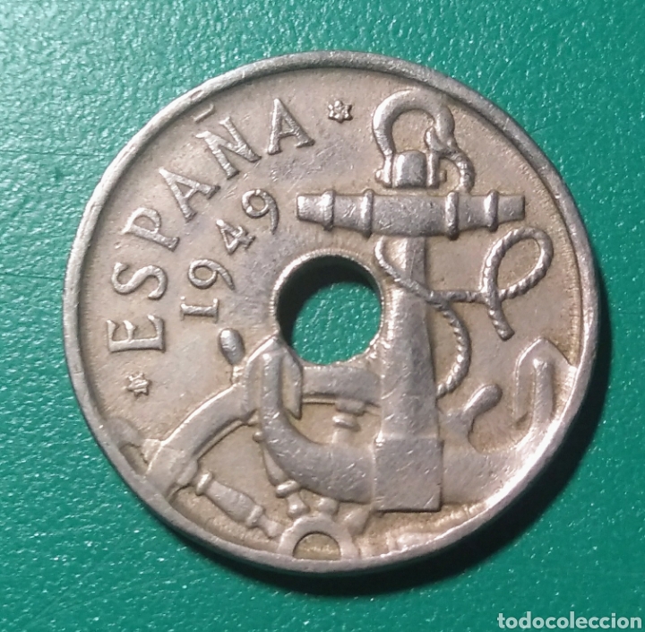 Monedas Franco: 50 C&eacute;ntimos 1949 * 54. EBC. - Foto 1