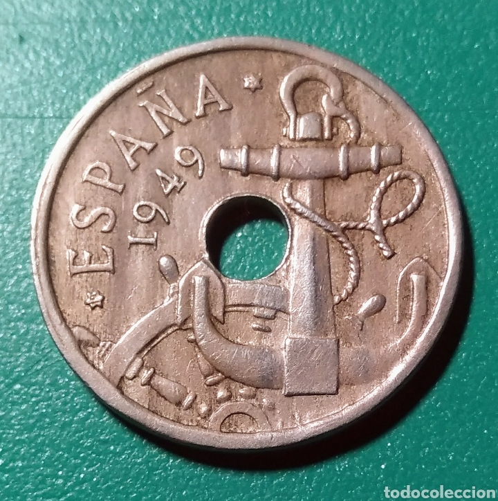 Monedas Franco: 50 C&eacute;ntimos 1949 * 54. EBC. - Foto 1
