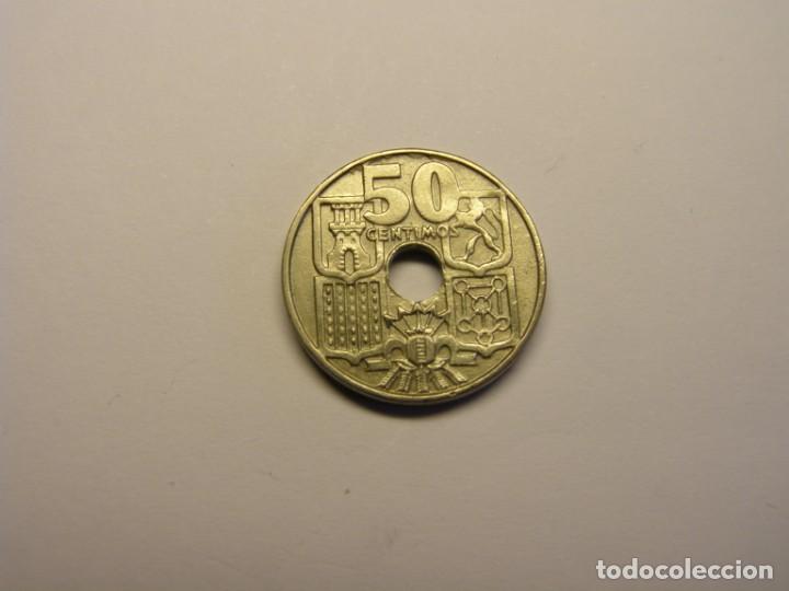 Monedas Franco: Moneda de 50 c&eacute;ntimos, a&ntilde;o 1963 * 65. Sin circular. - Foto 2