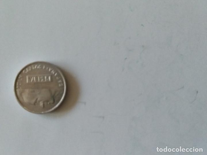Monedas Franco: Moneda de 1 peseta del a&ntilde;o 2000 sin circular - Foto 2