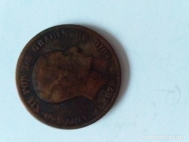 Monedas Franco: Moneda de 10 c&eacute;ntimos 1879 de Alfonso XII - Foto 1