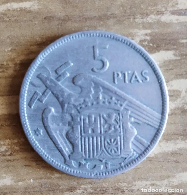 Monedas Franco: Moneda 5 pesetas (1957) - Foto 1