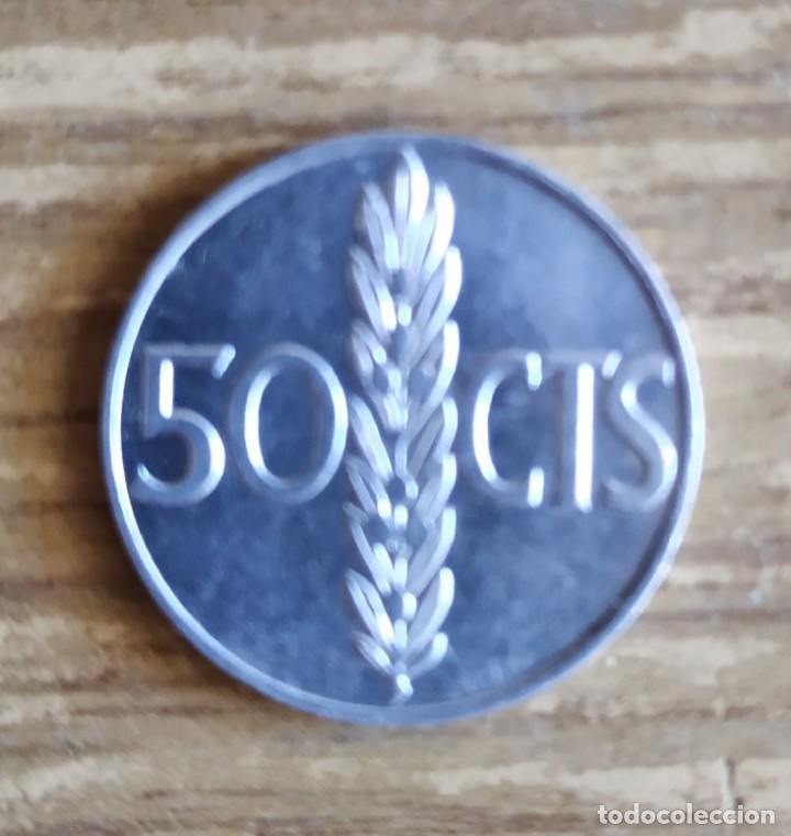 Monedas Franco: Moneda espa&ntilde;ola 50 c&eacute;ntimos  (1966) - Foto 1