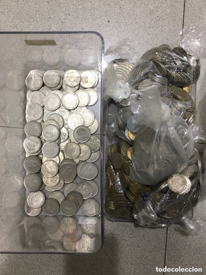 Monedas Franco: Monedas espa&ntilde;olas desde 1960 a 1980, mas de tres kilos