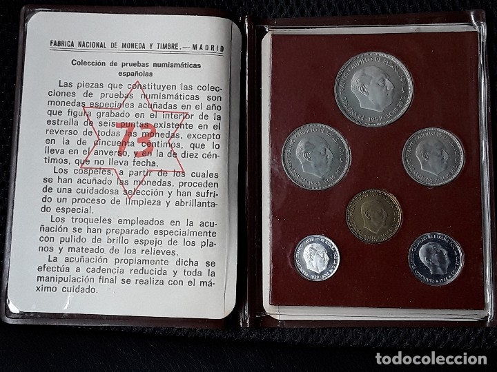 Monedas Franco: CARTERA PRUEBA NUMISM&Aacute;TICA FNMT 1973. PROOF - Foto 1