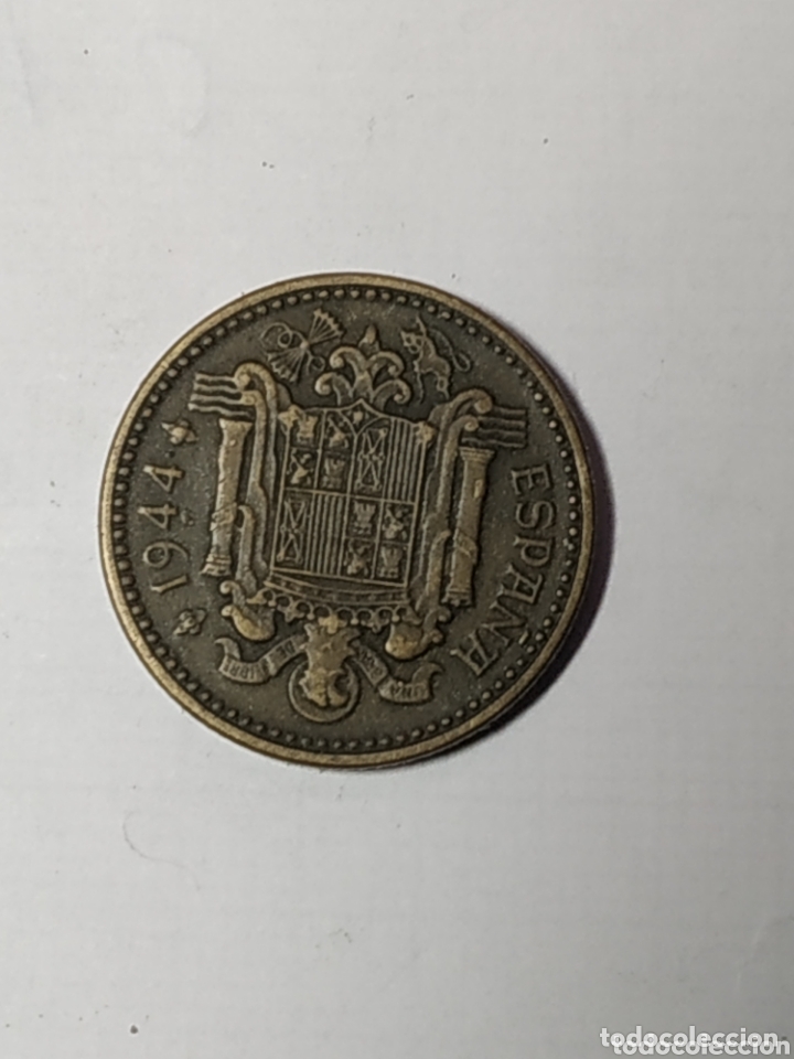 Monedas Franco: Moneda 1peseta 1944 - Foto 1