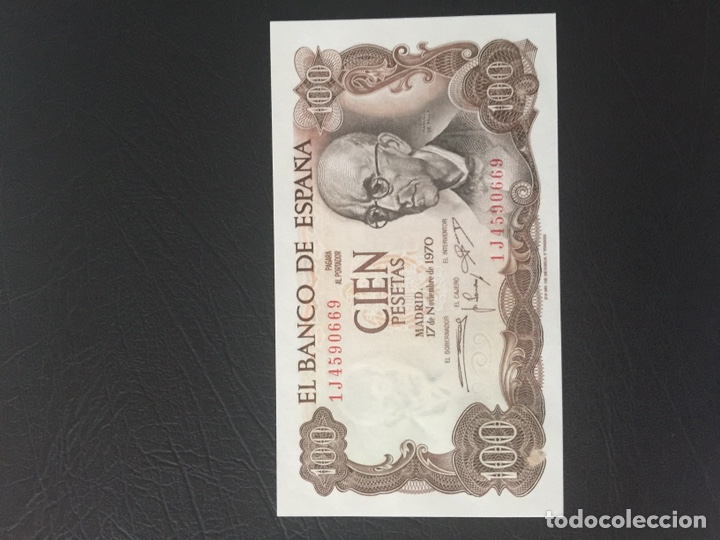 Monedas Franco: Billete de 100 ptas Manuel de Falla - Foto 2