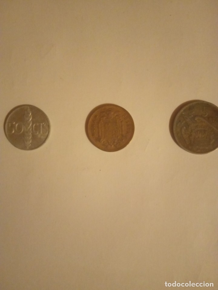 Monedas Franco: Lote 3 monedas - Franco - Foto 2