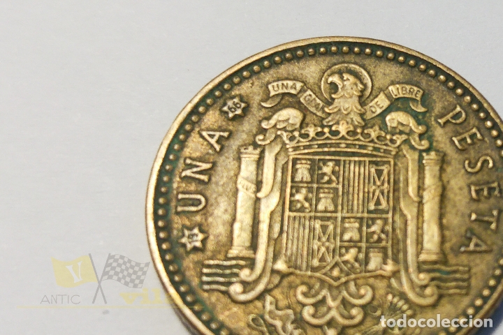 Monedas Franco: Moneda de 1 peseta - 1963 *66 - Foto 2