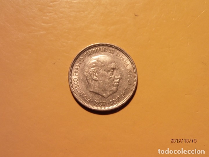 Monedas Franco: ESPA&Ntilde;A 5 PESETAS 1957*68. - Foto 1