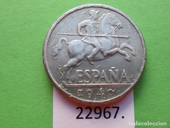 Monedas Franco: Espa&ntilde;a 10 c&eacute;ntimos 1940, Franco, - Foto 1