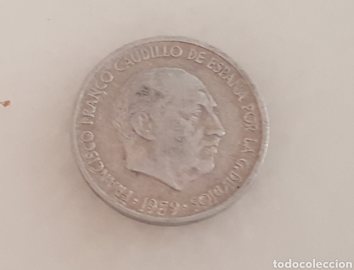 Monedas Franco: 10 centimos 1959 de Franco - Foto 2