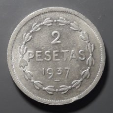 Monedas Franco: 2 PESETAS EUZKADI 1937