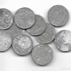 Monedas Franco: 10 MONEDAS DE 10 CTS. ALUMINIO VARIOS AÑOS ***ESTADO ESPAÑOL ***. Lote 182303968
