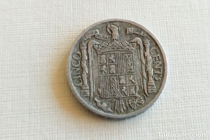 Monedas Franco: Monedas de 5 Centimos - 1940 - Foto 4