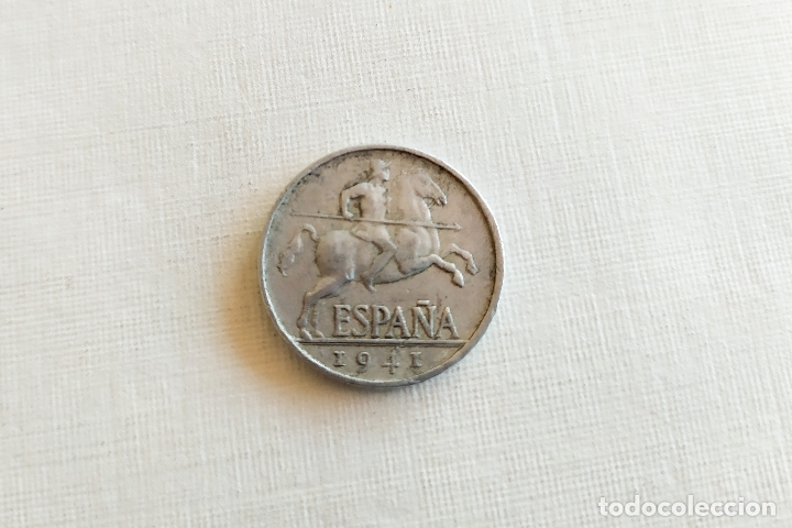 Monedas Franco: Moneda de 5 Centimos - 1941 - Foto 1
