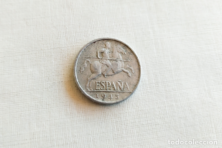 Monedas Franco: Moneda de 5 Centimos - 1945 - Foto 1