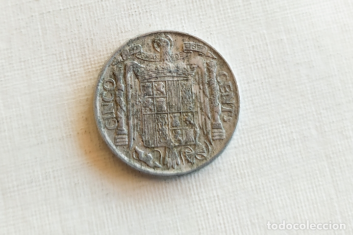Monedas Franco: Moneda de 5 Centimos - 1953 - PLVS ULTRA - Foto 4