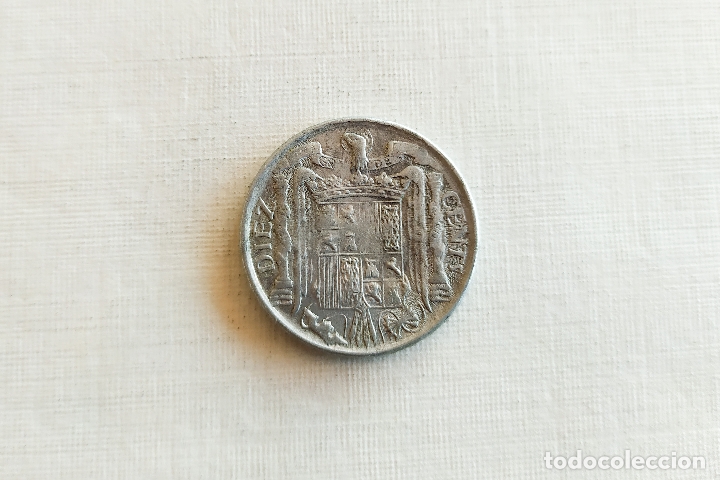 Monedas Franco: Moneda de 10 Centimos - 1940 - Foto 3