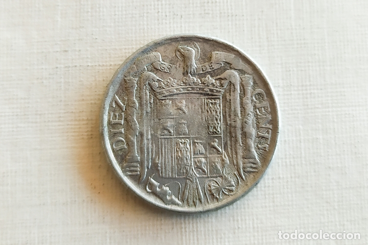 Monedas Franco: Moneda de 10 Centimos - 1940 - Foto 4