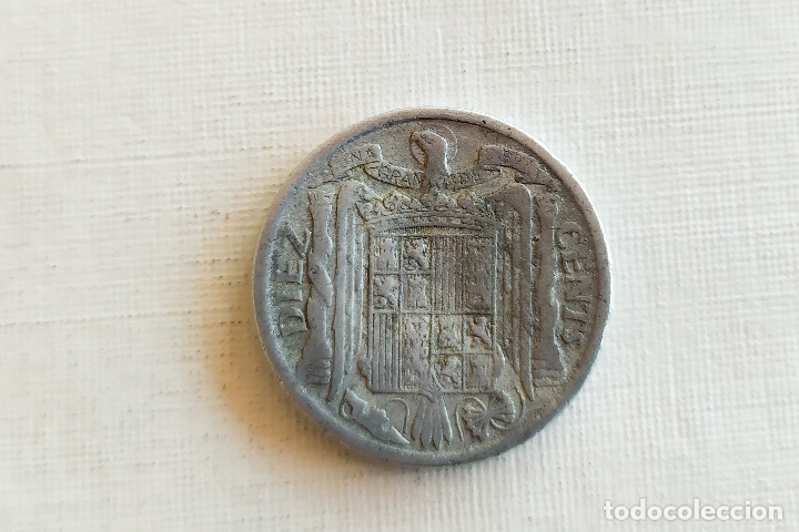 Monedas Franco: Moneda de 10 Centimos - 1941 - Foto 4