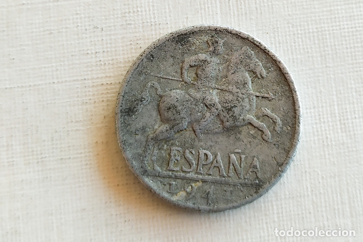 Monedas Franco: Moneda de 10 Centimos - 1941 - Foto 2