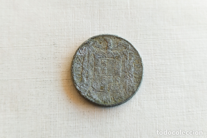 Monedas Franco: Moneda de 10 Centimos - 1945 - Foto 3