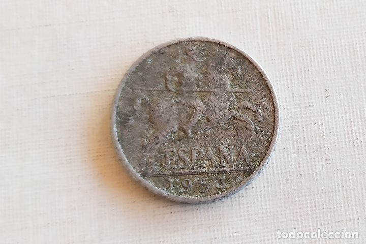 Monedas Franco: Moneda de 10 Centimos - 1953 - Foto 2