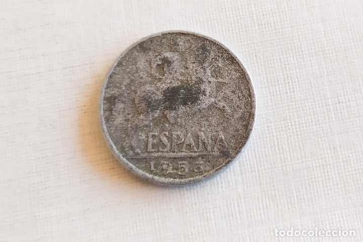 Monedas Franco: Moneda de 10 Centimos - 1953 - Foto 2