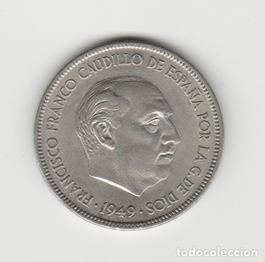 Monete Franco: 5 PESETAS-1957*19-50 SC