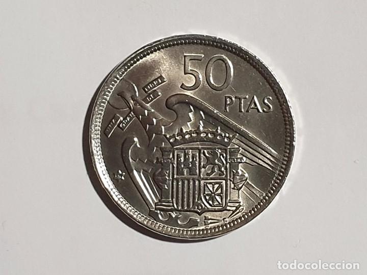 Monedas Franco: Moneda 50 pesetas 1957 *58 - EBC - Foto 1