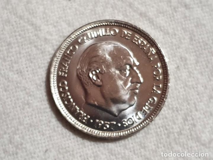 Monedas Franco: Moneda 5 pesetas 1957 *75 - SC - Foto 2