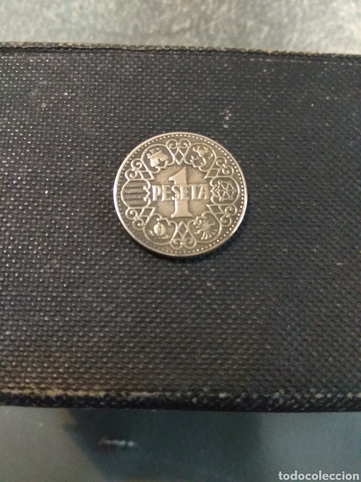 Monedas Franco: moneda 1 peseta 1944 - Foto 1