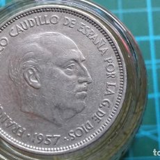 Monedas Franco: MONEDA ESTADO ESPAÑOL 25 PESETAS 1957*61 (EBC) CON PLUS ULTRA 8,44 GRAMOS