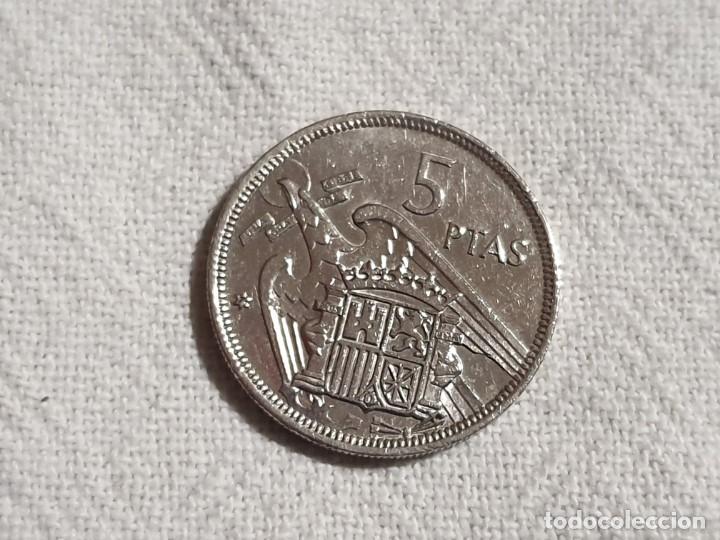 Monedas Franco: 5 pesetas 1957 *1973 - EBC/EF *73 - Foto 5